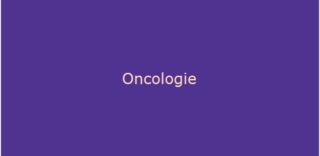 Bouton pour la page Web d'oncologie