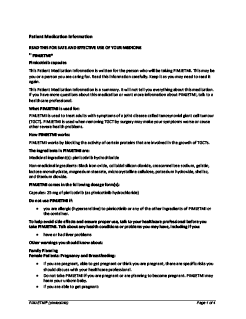 [Product Monograph Template - Standard]